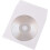 1.000 λευκές χάρτινες θήκες CD/DVD με διαφανές παράθυρο και πτερύγιο, ανθεκτικό βάρος 4