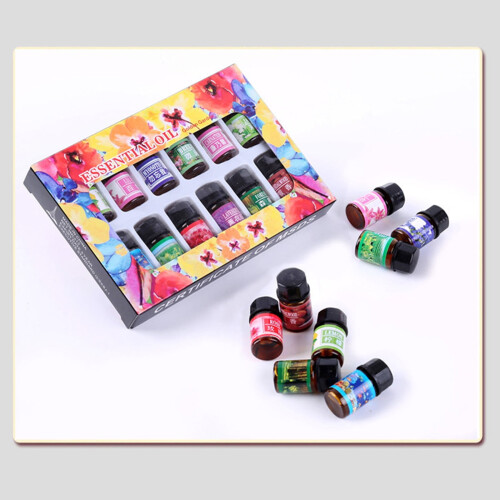 Walmeck3ML12PCS Σετ φυσικών αιθέριων ελαίων Υδατοδιαλυτό αιθέριο έλαιο 1