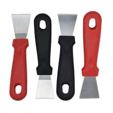 Etiquetas adesivas para raspador de vidro, raspador de aço inoxidável, pá para fuligem, raspador de fogão, lâminas para pintura (4 peças).