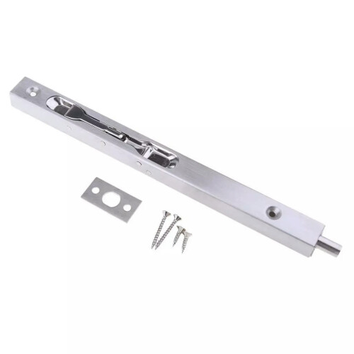 Fechadura de segurança embutida TUMALL para portas francesas - 25 cm (10 polegadas), modelo padrão.