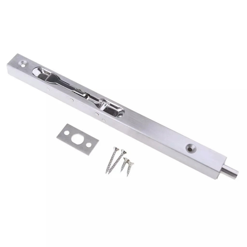 Tumall Door Flush Bolt -10Inch Concealed Security Door Lock For French Doors,Composite-Default 9395123994727