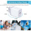 2 stuks compatibele iPhone snellader USB-C voedingsadapter 20W + kabel wit 5