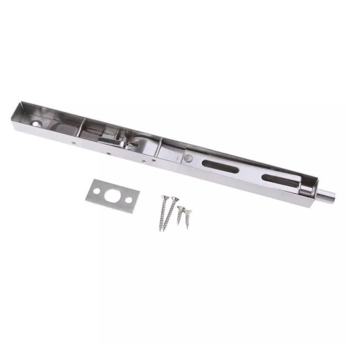 Fechadura de segurança embutida TUMALL para portas francesas - 25 cm (10 polegadas), modelo padrão. 1