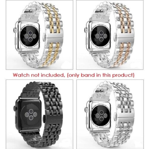 Συμβατό με Apple Watch με Apple Watch4 - 44mm - Κομψό ατσάλινο μπρασελέ Χρυσό 1