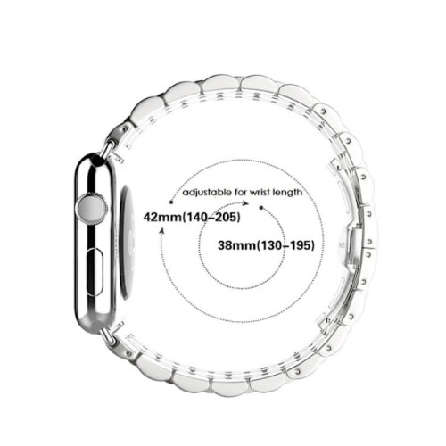 Συμβατό με Apple Watch με Apple Watch4 - 44mm - Κομψό ατσάλινο μπρασελέ Χρυσό 2