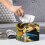 Capa de couro para caixa de lenços de papel, modelo retangular, compatível com caixas de lenços Kleenex, decorativa para casa, banheiro, 8