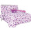 SAMIMPORT-2011 Ensemble de literie Crowns violet 6 pièces, lit simple 1