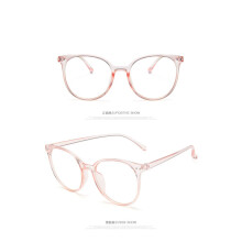 Blaulichtfilter-Computerbrille, rund/oval, Retro-Pink, transparent