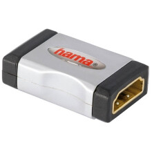 Hama Adapter HDMI Buchse-Buchse Gold Schwarz