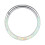 Δαχτυλίδια μύτης σε σχήμα L 18G/16G, κρίκοι Opal Septum, δακτύλιος με αρθρωτό τμήμα από 1