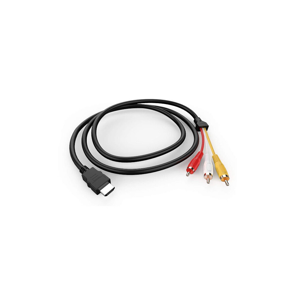 Hdmi To Rca Cable 1080P Av Adapter For Tv Hdtv 9395123215006