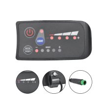 Taispeántas LED Méadair Rothar Leictreach S810, 36V IP65, le haghaidh Rothar Leictreach, 6 bioráin