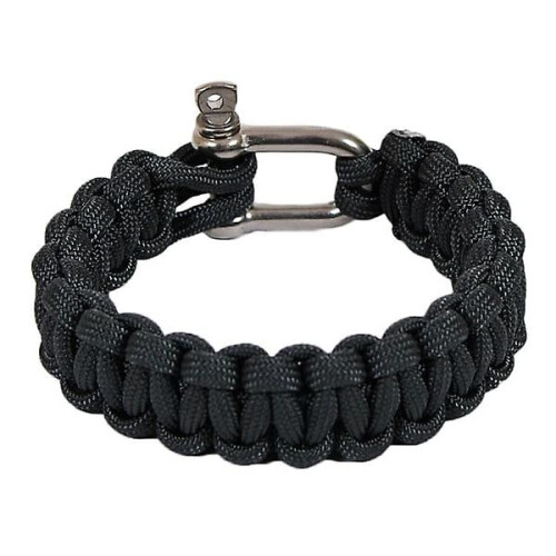 Βραχιόλι Paracord Naimakka Classic Medium 21cm μαύρο [kk] 1