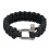 Βραχιόλι Paracord Naimakka Classic Medium 21cm μαύρο [kk] 1