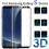 Προστατευτικό οθόνης συμβατό με Samsung S21/S21+/S9/S9+/S8/S8+/S7Edge θήκη Galaxy - Διαφανής με μαύρο 2