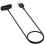 Compatible con Fitbit Inspire 3. Cable de carga USB negro. 1