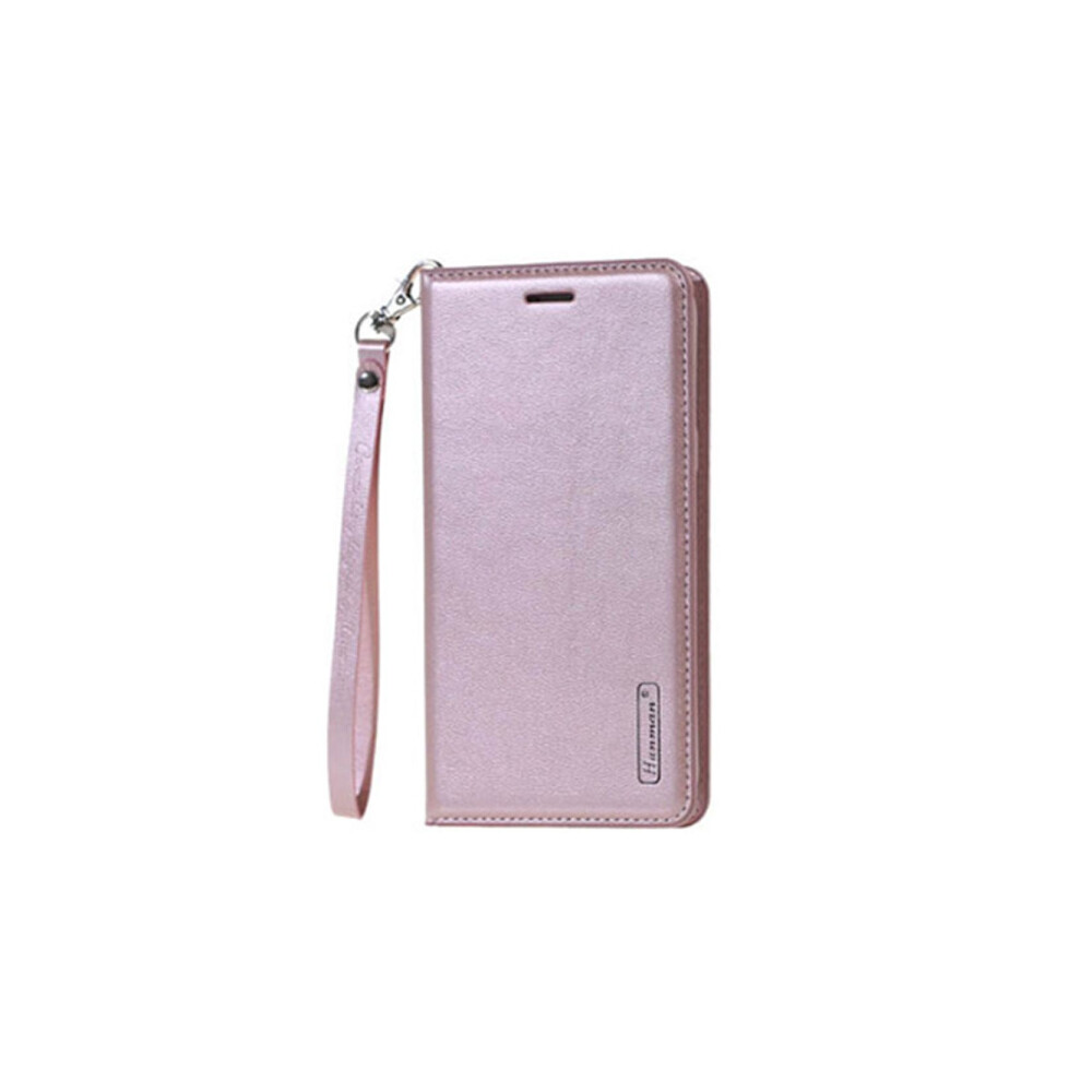 Compatible With Iphone 12 - Elegant Practical Hanman Wallet Case Rose Gold 9395123216096