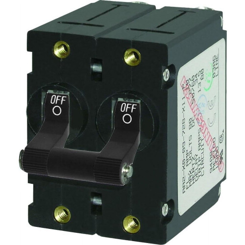 Blue Sea Systems A-Series Toggle Double Pole Circuit Breakers