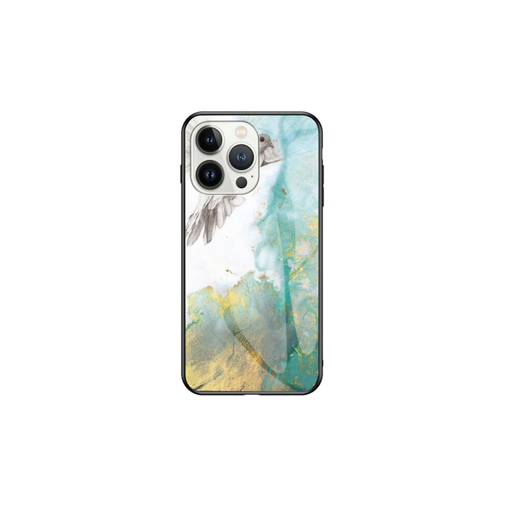 Skalo Compatible With Iphone 16 Pro Max Marble Tempered Glass Tpu Case - Motif 3 Multicolor 9395123216294
