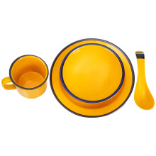 Melamine Chinees servies: borden, bestek, serviesset, soepkom, kopjesset