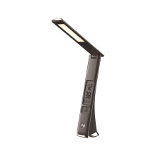 Weihnachts-Schnäppchen! FELTREE LED-Schreibtischlampe, faltbar, wiederaufladbar, mit Temperaturanzeige, 3-stufiger Dimmfunktion, 6,9 x 8,2 x 30,5 cm