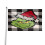 Σημαία εξωτερικού χώρου Grinch 2*3FT Εξωτερικό πανό διπλής όψης Σημαία σπιτιού κήπου 1