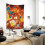 Charmander Tapestry Μεγάλο Banner Κρεμαστό Τοίχο Ταπισερί Αισθητική Αφίσα Καλλιτεχνικό 2
