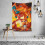Charmander Tapestry Μεγάλο Banner Κρεμαστό Τοίχο Ταπισερί Αισθητική Αφίσα Καλλιτεχνικό 7