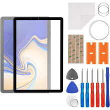 Lente de vidro da tela frontal (painel externo) + OCA compatível com Samsung Galaxy Tab S4 10.5SM-T830,SM-T835