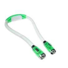 Lampe torche de cou flexible et réglable Wsevypo à 4 LED, idéale pour lire et étudier.