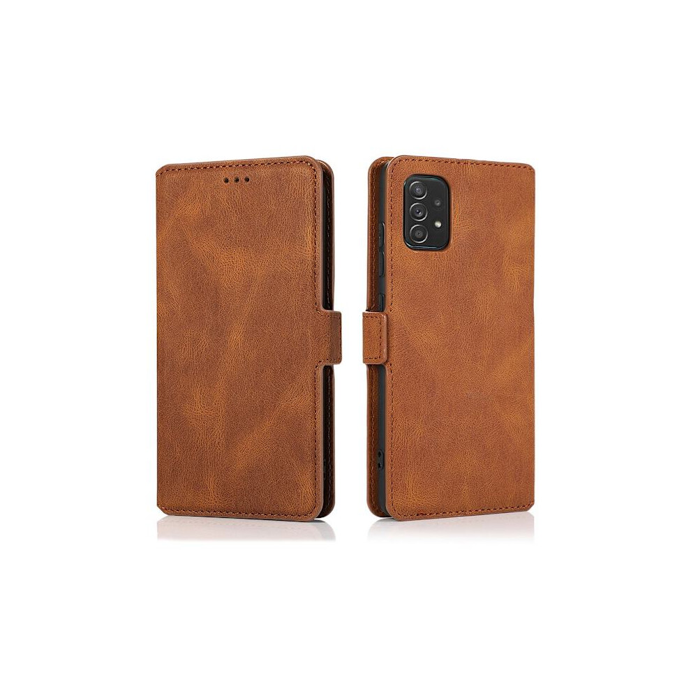 Smooth Floveme Wallet Case - Compatible With Samsung Galaxy A13 5G Brown 9395123338385