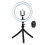 Selfie lamp/Ring light (26 cm) with flexible stand multicolor 5