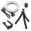 Selfie lamp/Ring light (26 cm) with flexible stand multicolor 2