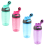 Translucent Water Bottles Color Translucent Plastic Grip 3