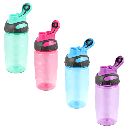 Translucent Water Bottles Color Translucent Plastic Grip 2