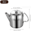 5X Τσαγιέρα από ανοξείδωτο ατσάλι 20 ουγγιών, ανθεκτική στις διαρροές, μεταλλική με 3