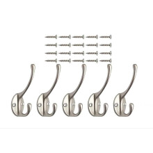 5 PCS Wall Mounted Coat Hook, Coat Hook for Door, Bathroom Hooks, Towel Hook, Multipurpose Hooks, Wall Decorative, Drawers, Lockers, Bath