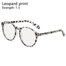 Mordely -1,0~-4,0Nærsynethed Briller Briller LEOPARDPRINT STYRKE1,50leopardprint Styrke1,50-Styrke1,50