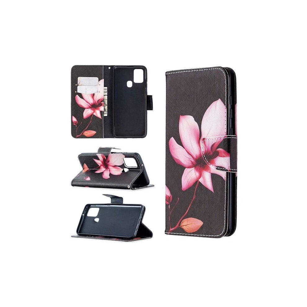 Wallet Case Compatible With Samsung Galaxy A21s Â Flower Pink 9395123542652
