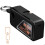 Bateria externa de 8000mAh com chaveiro, USB-C e Lightning, LinQ, preta. 4