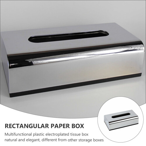 Tissuebox Handdoekdispenser Houder Auto Plastic Container Gezichtsdoekjes Modern Papier 1