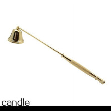 DEWIN Candle Snuffer - Candle Cover Fashion Stainless Steel Bell Shaped Candle Snuffer Wick Trimmer Cover Hand Tool1Pcs (Gold)