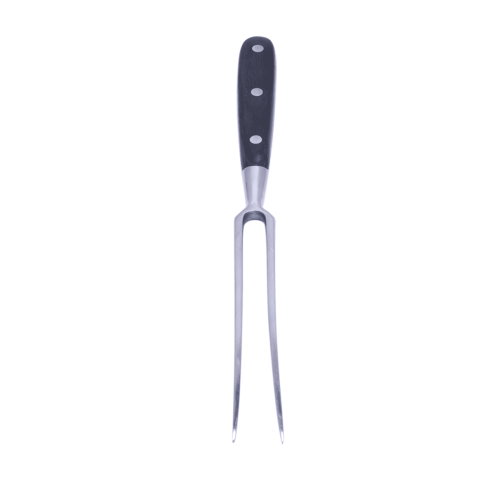 2X Outdoor Bbq Fork Stainless Steel Barbecue Meat Fork Barbecue Tools Roasting Fish Fork Black 1