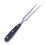 2X Outdoor Bbq Fork Stainless Steel Barbecue Meat Fork Barbecue Tools Roasting Fish Fork Black 5