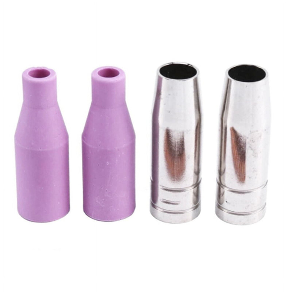 4Pcs Mb15ak Mig/ Gas Ceramic Nozzle Shield Cup For Welding Torch 9395123642949