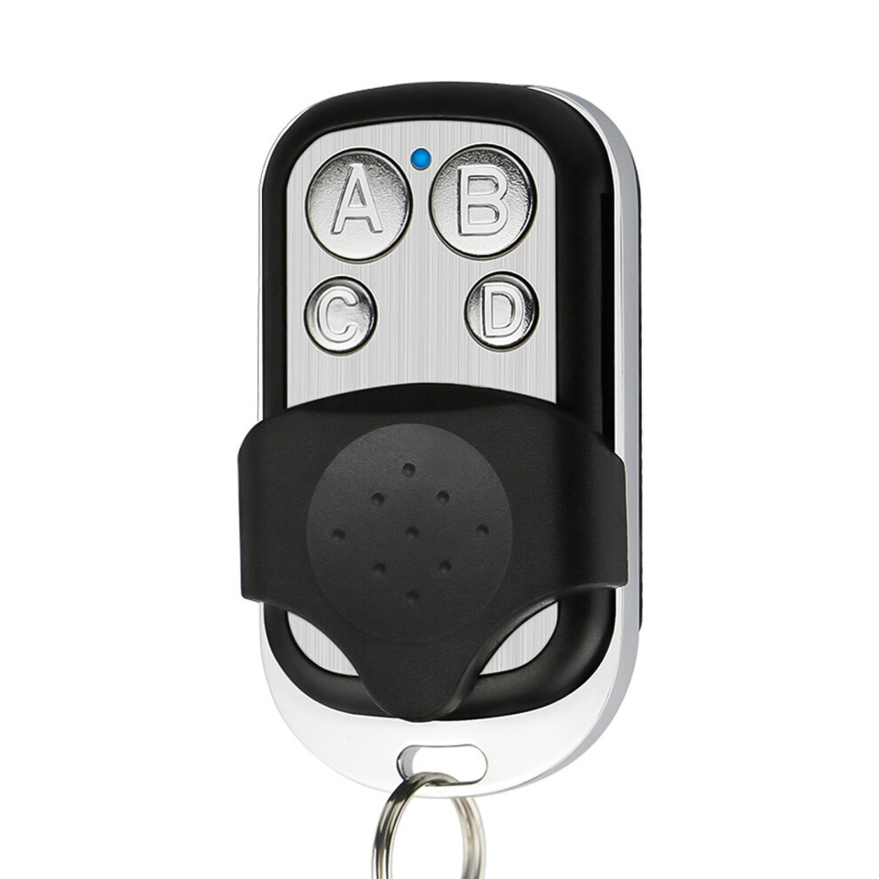 430Mhz Copy Remote Controller Metal Clone Remotes 4 Buttons Cloning Key Fob Garage Duplicator Remote Control Key Fob With Cover Protection 9395123643106