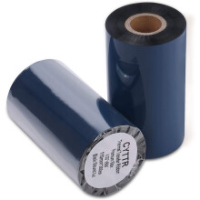 Thermal Transfer Ribbon - Premium Resin-Enhanced Wax - 4.33" x 984" (110mmx300mm) 1 Inch core Ink Outside