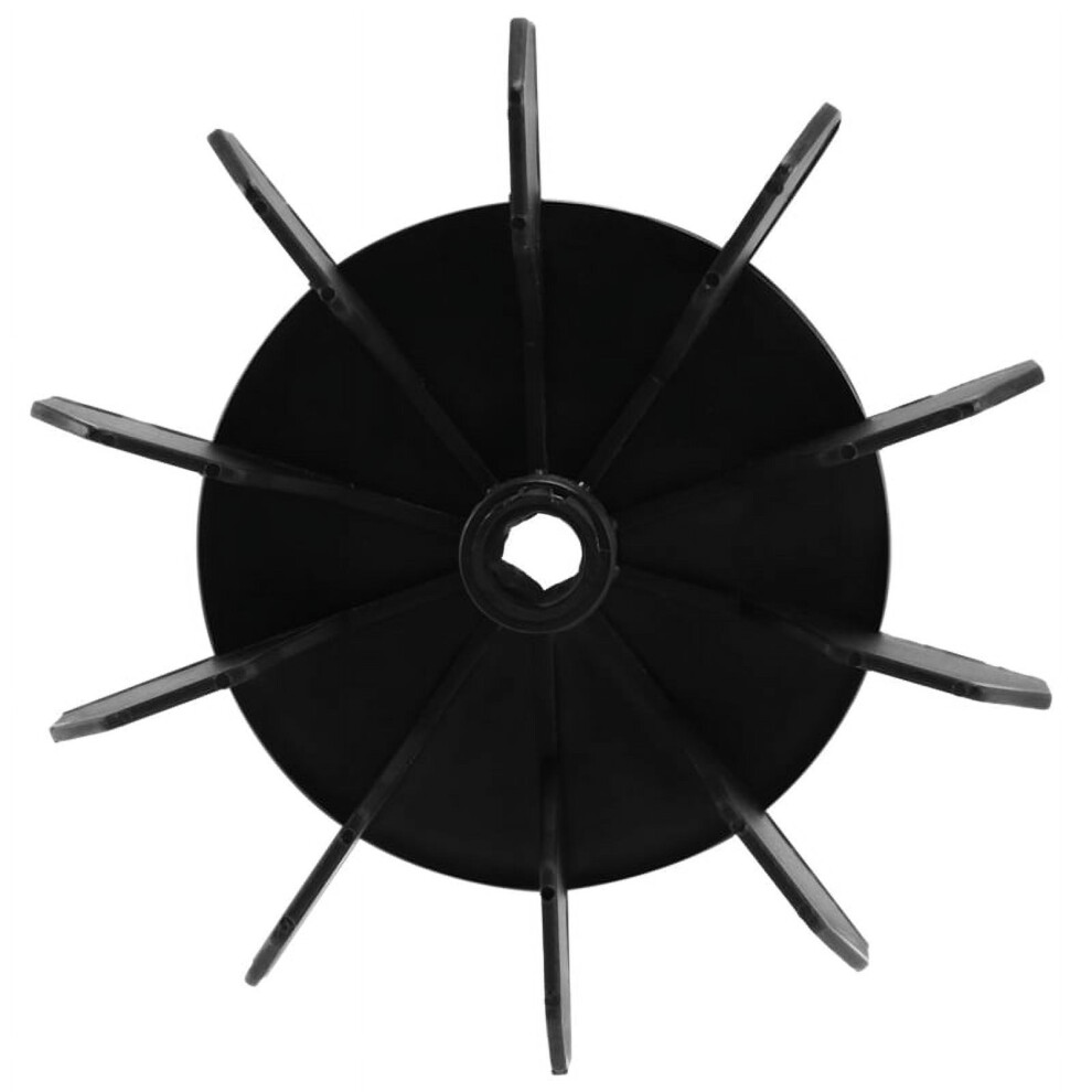 Replacement 0.5" Inner Bore 10 Impeller Air Compressor Motor Fan Blade Black 9395123745244