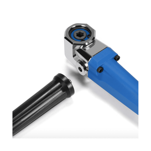 90 Right Angle Extension Driver Drilling Angle Adapter Screwdriver Hex Wrench Drill Bit Socket Holder -Blue 1