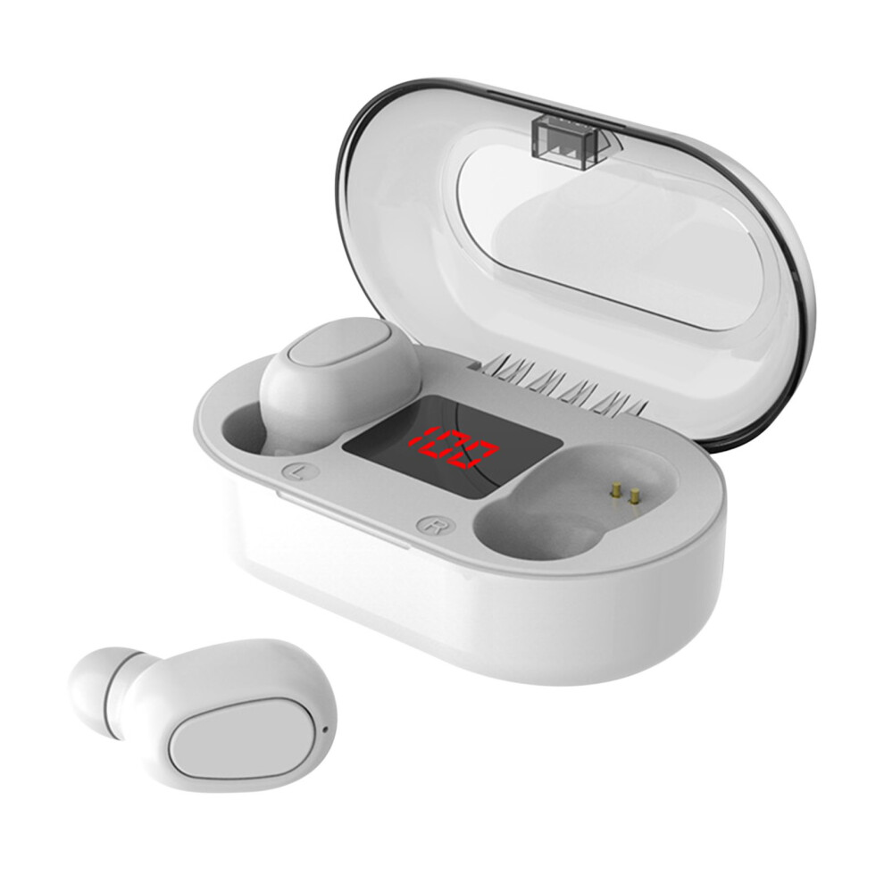 L22 Bluetooth Earphone With Microphone Led Display Wireless Bluetooth Earbuds Noise Cancelling Headsets, Bluetooth Headset 9395123745992